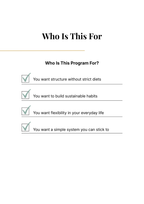 12-Week Nutrition Program - Basic