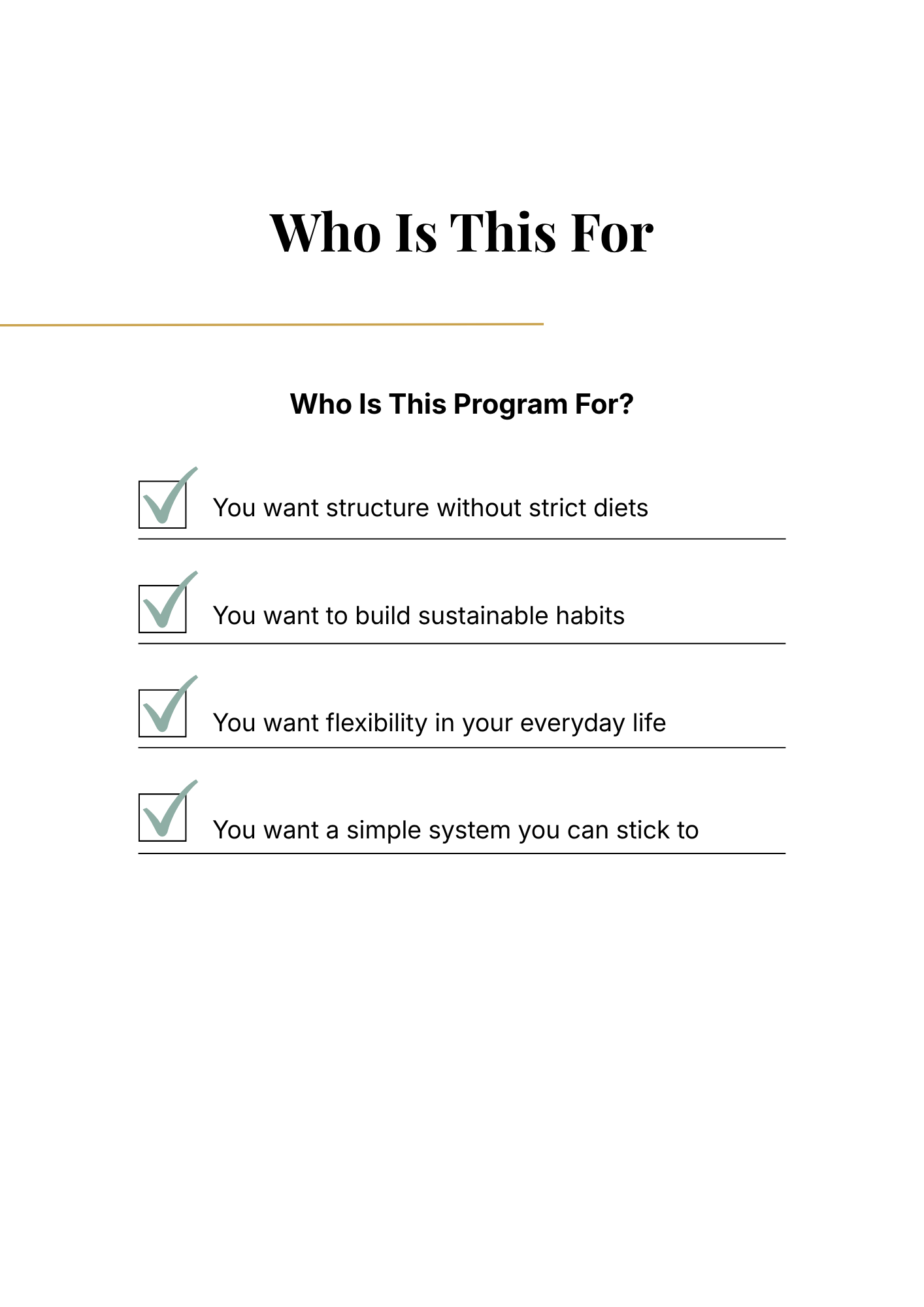 12-Week Nutrition Program - Basic