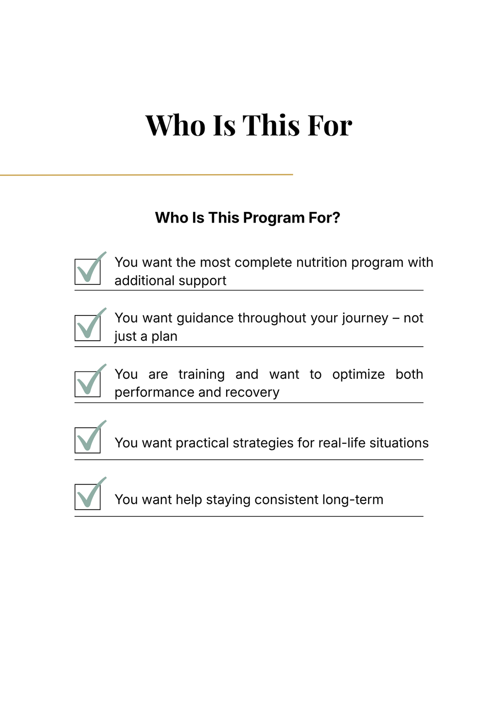 12-Week Nutrition Program - Premium