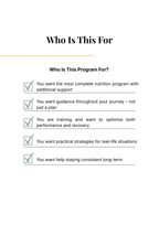 12-Week Nutrition Program - Premium