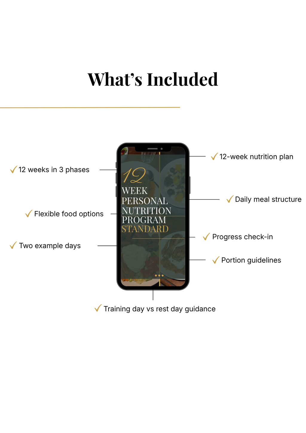 12-Week Nutrition Program - Standard
